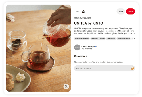 Product. Pin Example 6 Different Types of Pinterest Product Pins & How to Use Them (+ Find ...